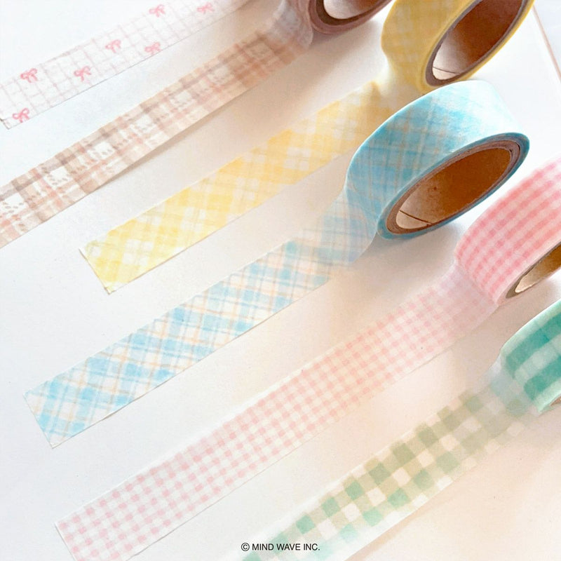Mind Wave Washi Tape - Check Pattern 19