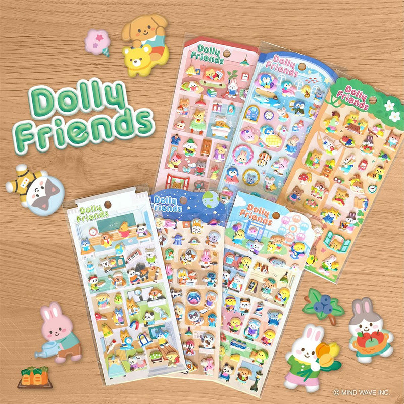 Sticker sheets and characters from &