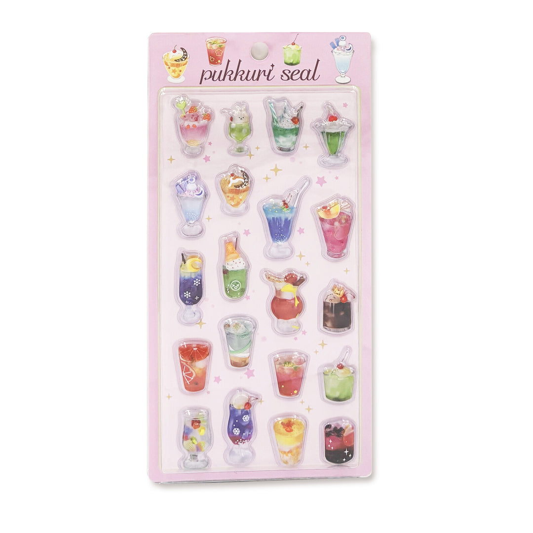 Qlia Puni Puni Life Puffy Sticker - Hamster – Meowashi