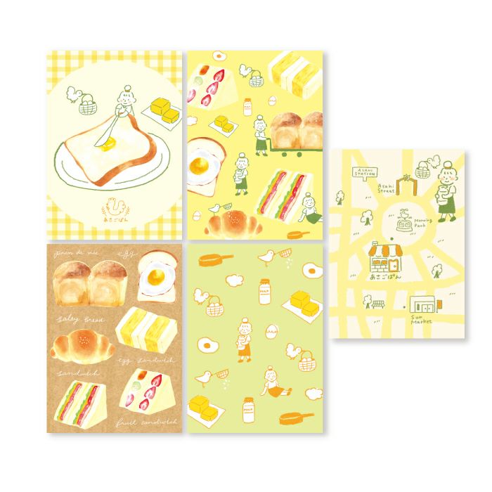 Furukawashiko Bread Town Sticker Pack - Asagopan QA18
