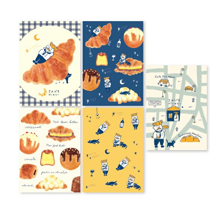 Furukawashiko Bread Town Sticker Pack - Mikazuki Bakery QA21