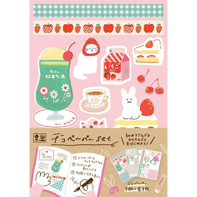 Furukawashiko Watashi-biyori Paper Pack - Pink QD16