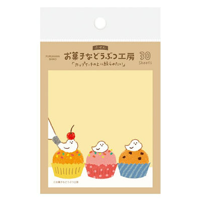 Furukawashiko Animal Confectionery Studio Sticky Notes - Cupcake QF136