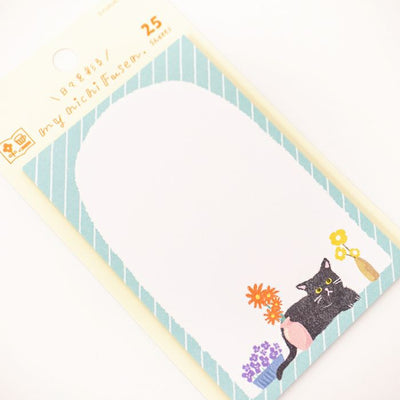 Furukawashiko My Nichi Fusen - Cat and Flower Sticky Notes QF189