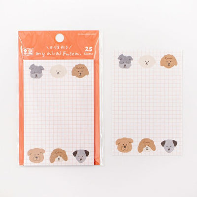 Furukawashiko My Nichi Fusen - Dogs Sticky Notes QF190