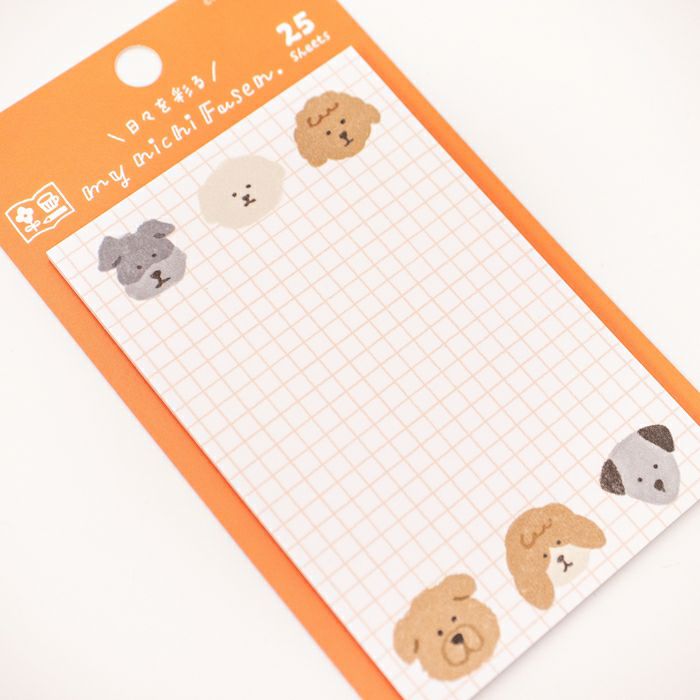 Furukawashiko My Nichi Fusen - Dogs Sticky Notes QF190