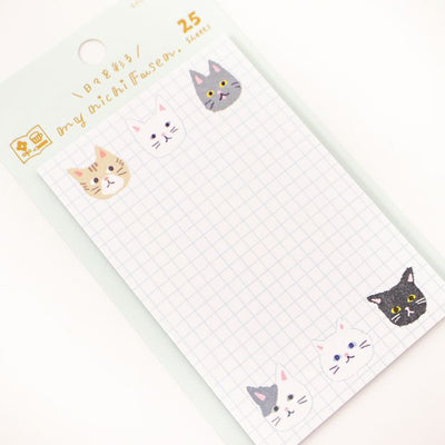 Furukawashiko My Nichi Fusen - Cats Sticky Notes QF191