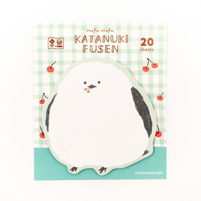 Furukawashiko Watashi-biyori Katanuki Fusen - Fluffy Little Bird Sticky Notes QF202