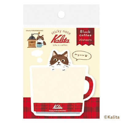 Furukawashiko x Kalita Life is Coffee Sticky Notes - Black Coffee QF244