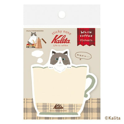 Furukawashiko x Kalita Life is Coffee Sticky Notes - White Coffee QF245