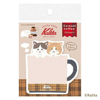 Furukawashiko x Kalita Life is Coffee Sticky Notes - Caramel Coffee QF246
