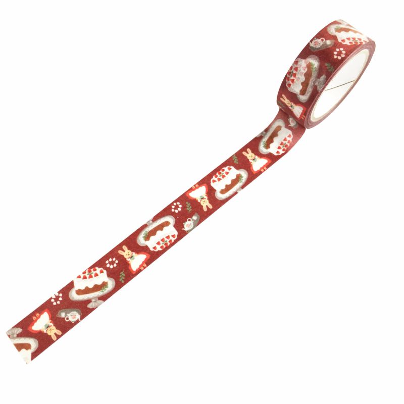 Furukawashiko Cafe Moon Washi Tape - Cake QMT82