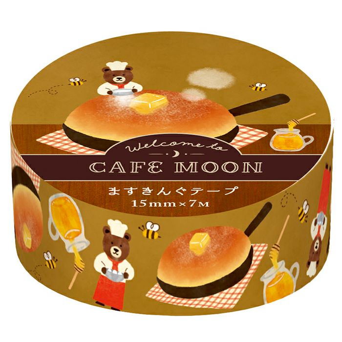 Furukawashiko Cafe Moon Washi Tape - Pancake QMT83