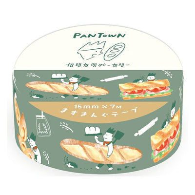 Furukawashiko Bread Town Washi Tape - Karikari Bakery QMT86