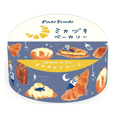 Furukawashiko Bread Town Washi Tape - Mikazuki Bakery QMT88