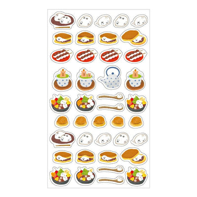Furukawashiko Animal Confectionery Studio Clear Sticker - Japanese Confectionery QS159