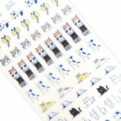 Furukawashiko Watashi-biyori Clear Sticker - Cat 2 QS164