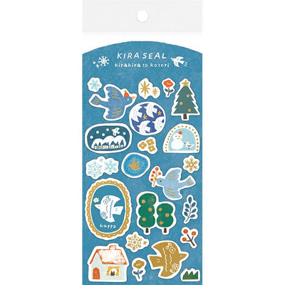 Furukawashiko Winter Limited Edition Sticker - Bird QS177