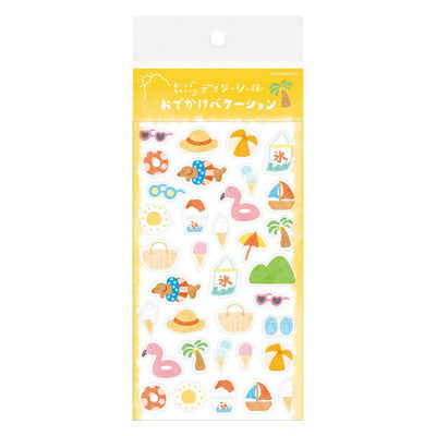 Furukawashiko Summer Limited Edition Clear Sticker - Vacation QS195