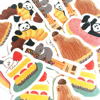 Furukawashiko Animal Confectionery Studio Sticker Flakes -  Western Confectionery QSA147