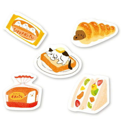 Furukawashiko Animal Confectionery Studio Sticker Flakes - Bread QSA150