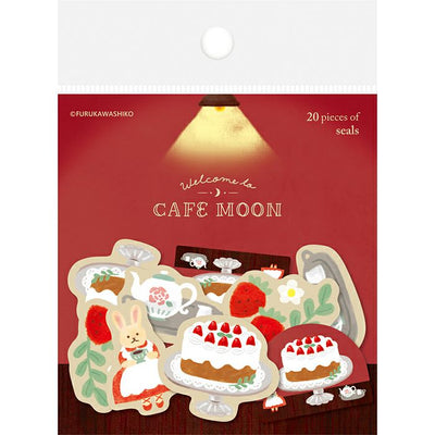 Furukawashiko Cafe Moon Sticker Flakes - Cake QSA156