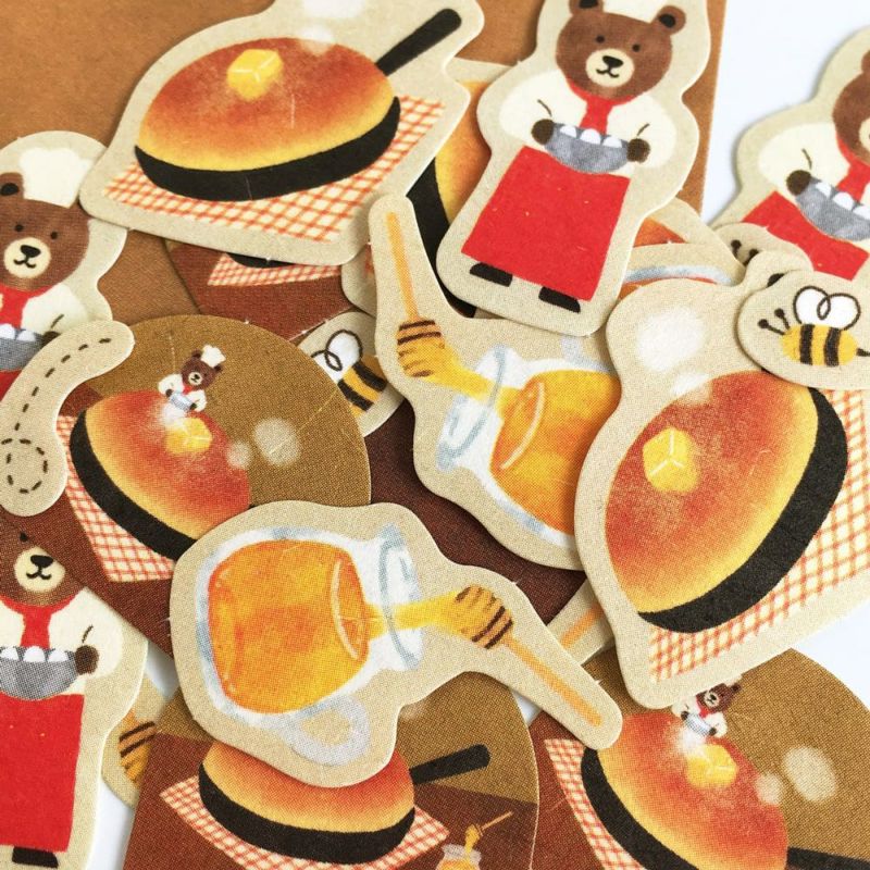 Furukawashiko Cafe Moon Sticker Flakes - Pancake QSA157