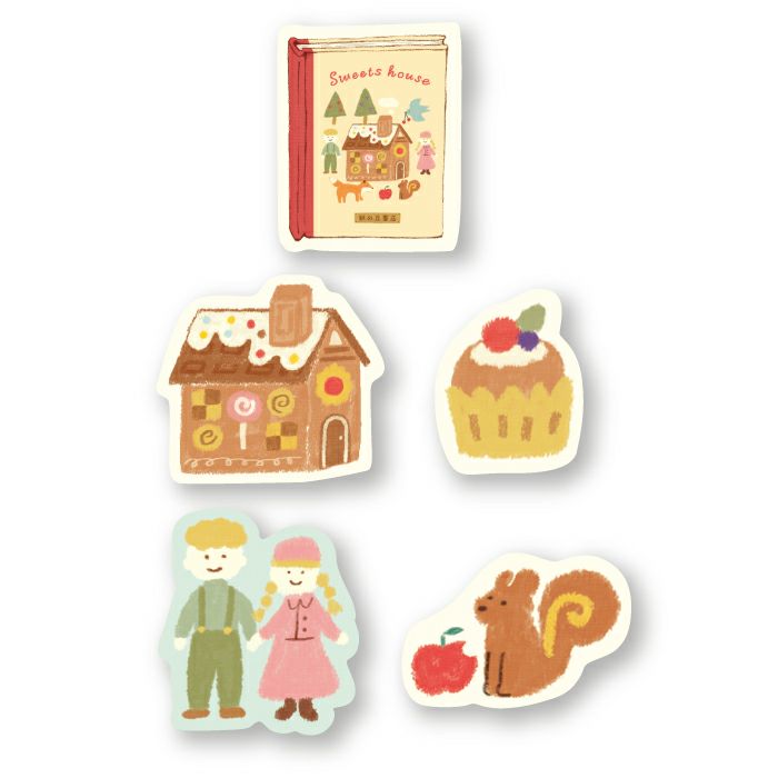 Furukawashiko Paper Hill Bookstore Sticker Flakes - Candy House QSA162