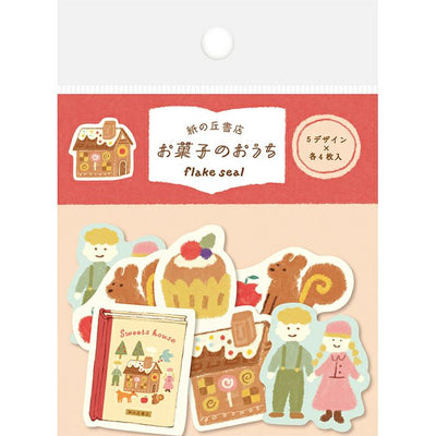 Furukawashiko Paper Hill Bookstore Sticker Flakes - Candy House QSA162