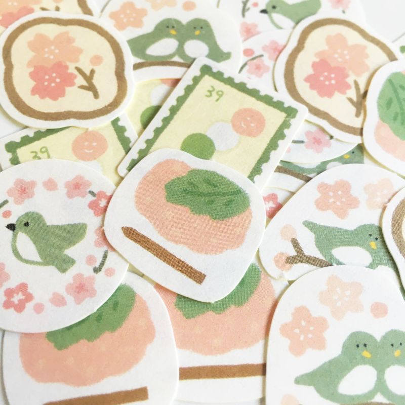 Furukawashiko Spring Limited Edition Sticker Flakes - Sakura QSA192