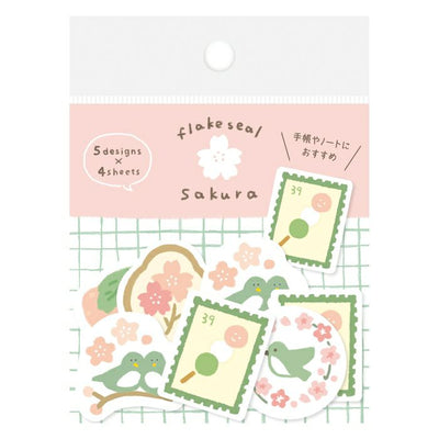 Furukawashiko Spring Limited Edition Sticker Flakes - Sakura QSA192