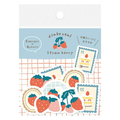 Furukawashiko Spring Limited Edition Sticker Flakes - Strawberry QSA193