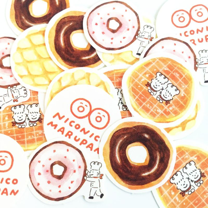 Furukawashiko Bread Town Sticker Flakes - NicoNico Marupan QSA199