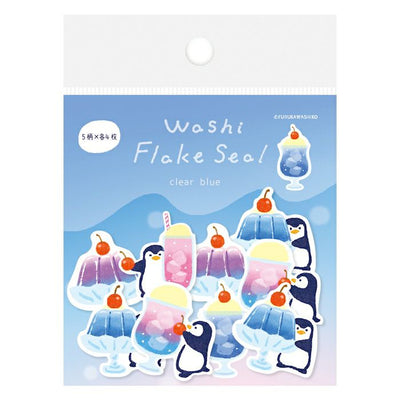 Furukawashiko Summer Limited Edition Sticker Flakes - Clear Blue QSA201