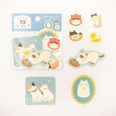 Furukawashiko Sticker Flakes - My Cat QSA261