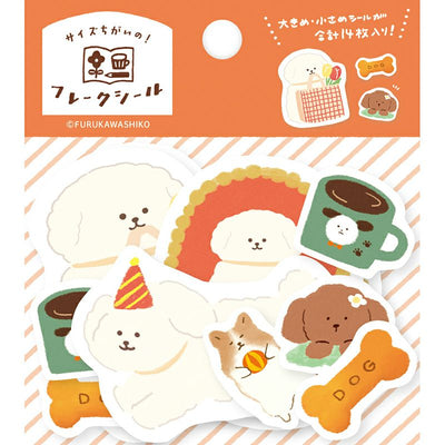 Furukawashiko Sticker Flakes - My Dog QSA262