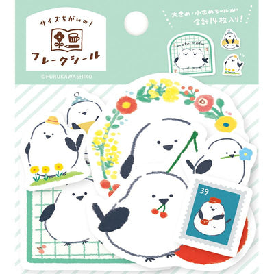 Furukawashiko Sticker Flakes - Fluffy Little Bird QSA263