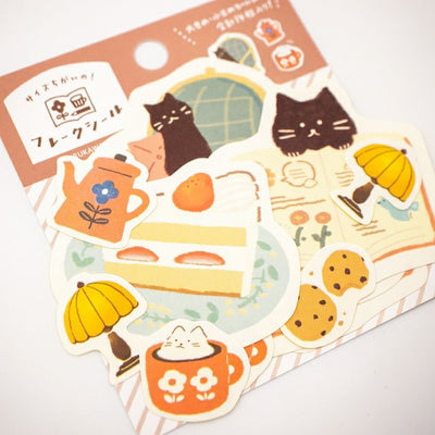 Furukawashiko Sticker Flakes - Relaxing Time QSA264