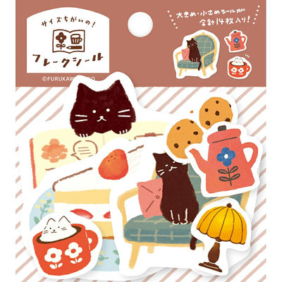 Furukawashiko Sticker Flakes - Relaxing Time QSA264