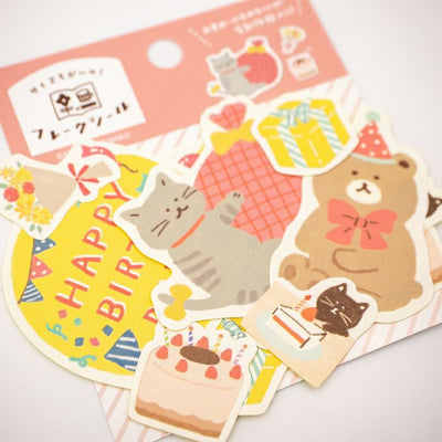 Furukawashiko Sticker Flakes - Birthday Party QSA266