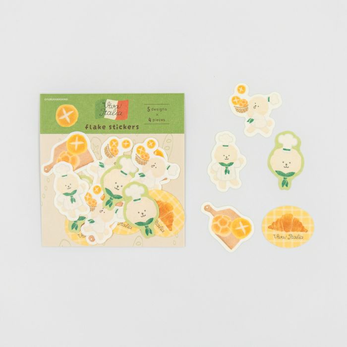 Furukawashiko Viva Italia Sticker Flakes - Bread Dog QSA333