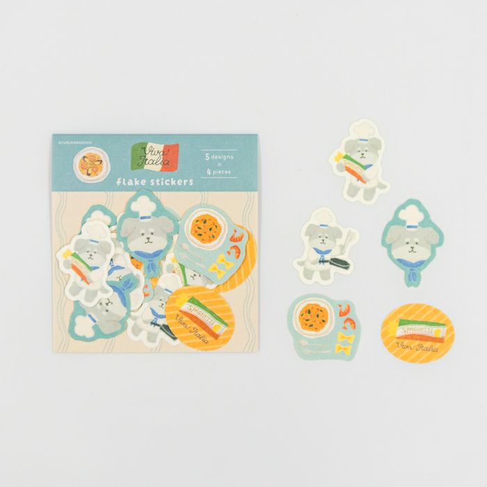 Furukawashiko Viva Italia Sticker Flakes - Pasta Dog QSA336