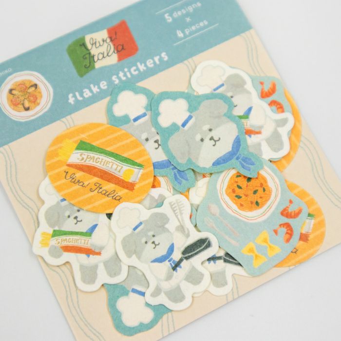 Furukawashiko Viva Italia Sticker Flakes - Pasta Dog QSA336