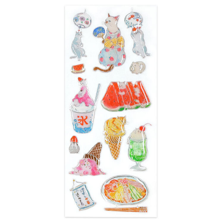 Active Corporation x Tocorocomugi Epoxy Sticker - Summer Treats ST-616s
