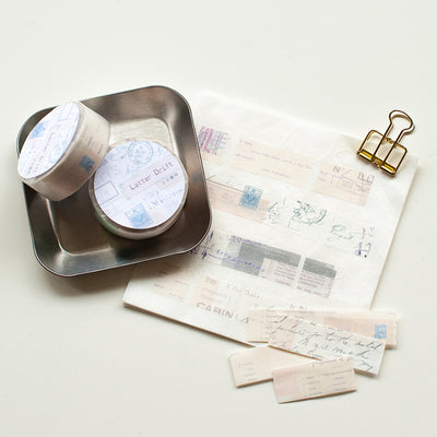 MU Shape Tear Washi Tape #1 - Letter Drift SWT-001