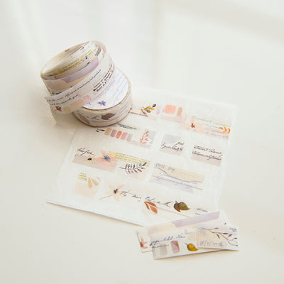 MU Shape Tear Washi Tape #2 - Petal Journal SWT-002