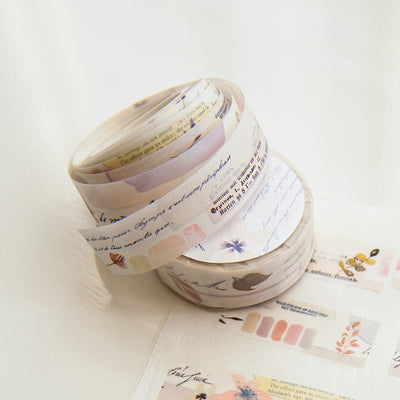 MU Shape Tear Washi Tape #2 - Petal Journal SWT-002