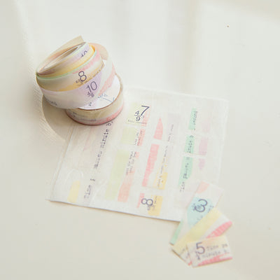 MU Shape Tear Washi Tape #3 - Brush Edge SWT-003