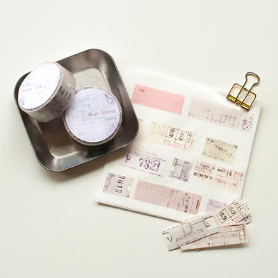 MU Shape Tear Washi Tape #4 - Blur Ticket SWT-004