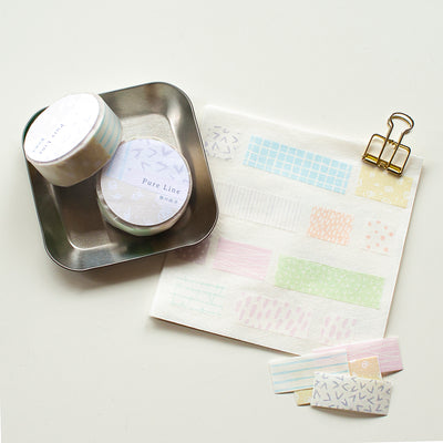 MU Shape Tear Washi Tape #5 - Pure Line SWT-005